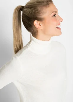 Pull col roulé basique