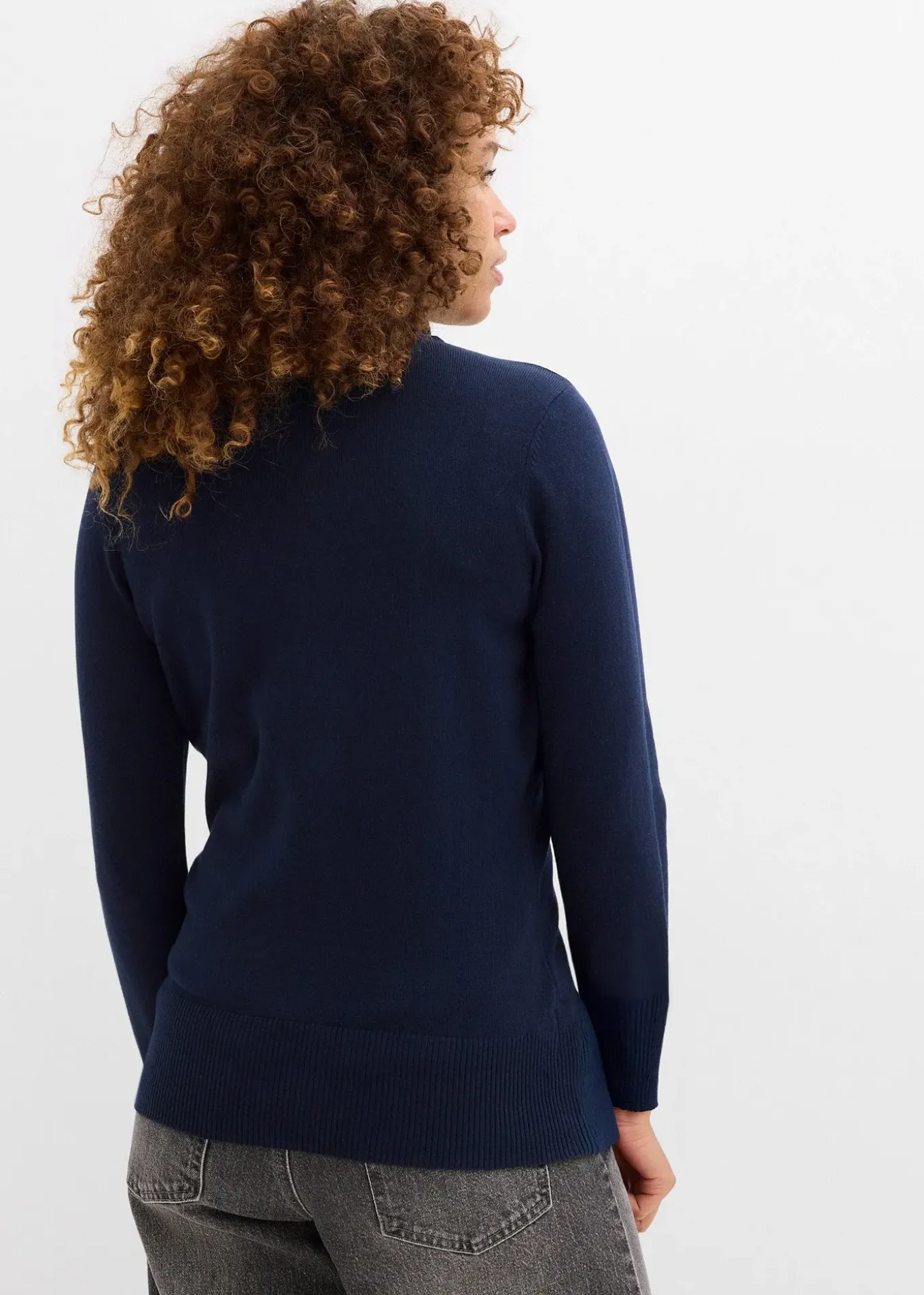 Pull col roulé basique