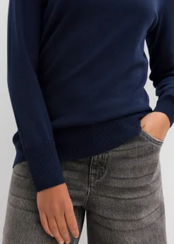 Pull col roulé basique