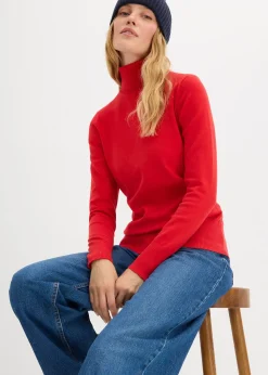 Pull col roulé basique