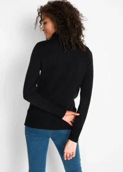 Pull col roulé basique