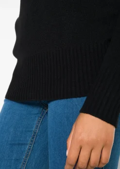 Pull col roulé basique