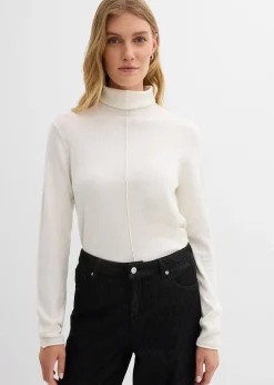 Pull col roulé doux