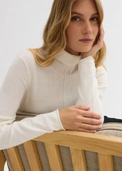 Pull col roulé doux