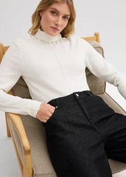 Pull col roulé doux