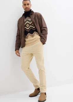 Pull col roulé doux à motif ikat