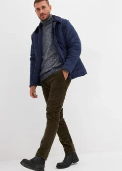 Pull col roulé en coton mélangé