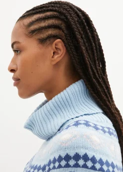 Pull col roulé norvégien