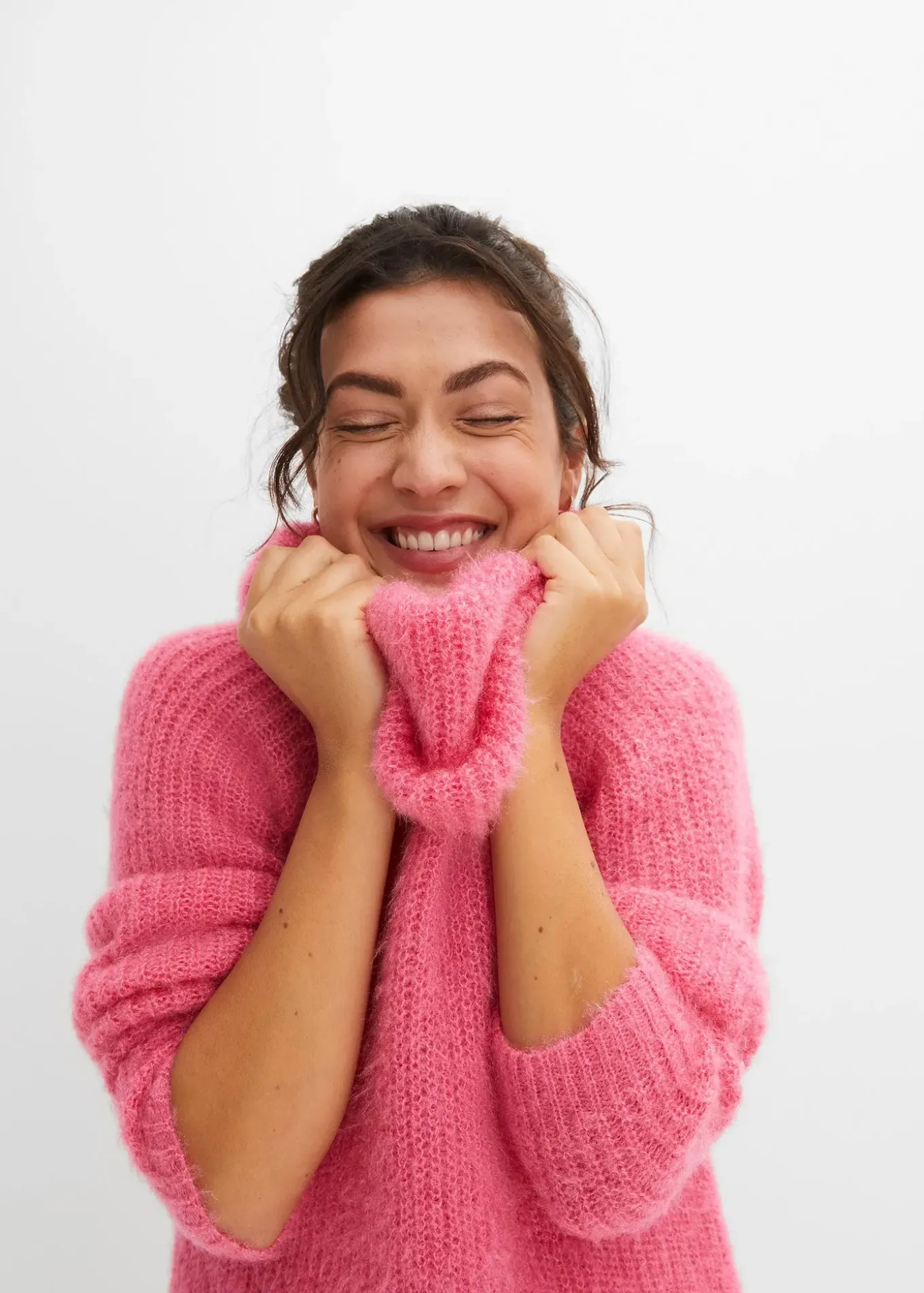 Pull col roulé oversize