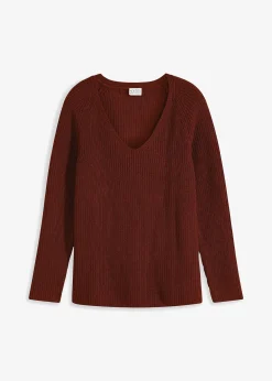 Pull côtelé 100% coton