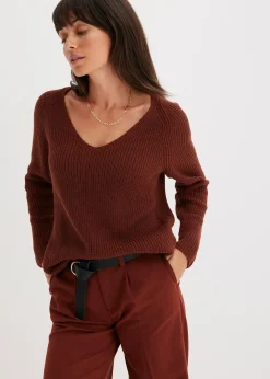 Pull côtelé 100% coton