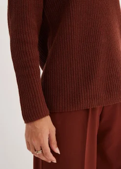 Pull côtelé 100% coton