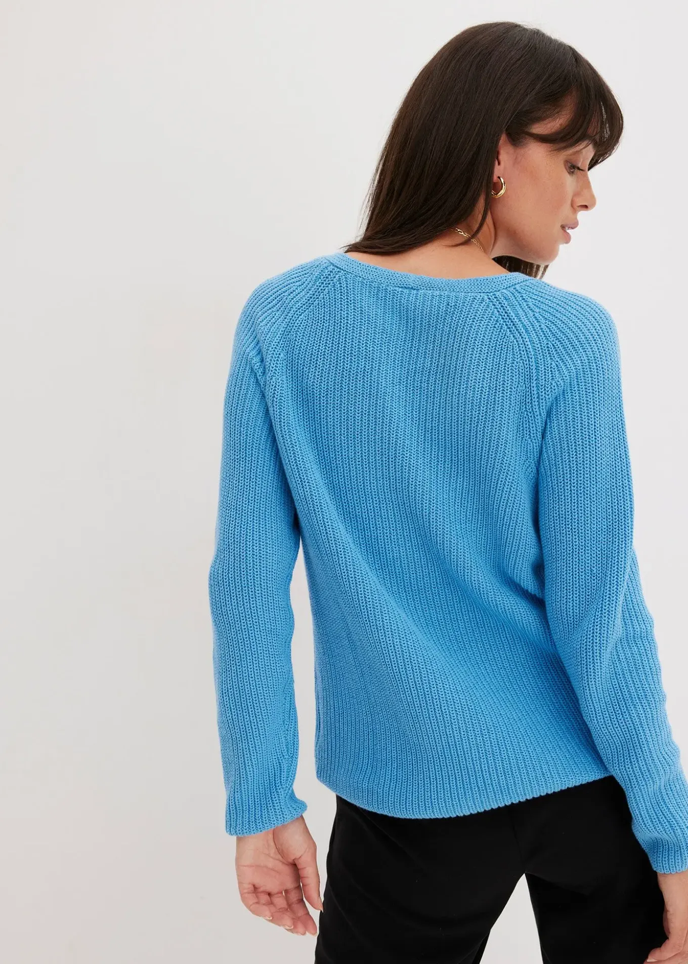 Pull côtelé 100% coton