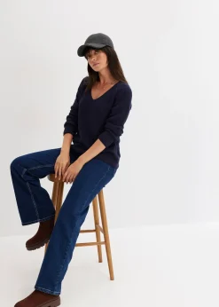 Pull côtelé 100% coton