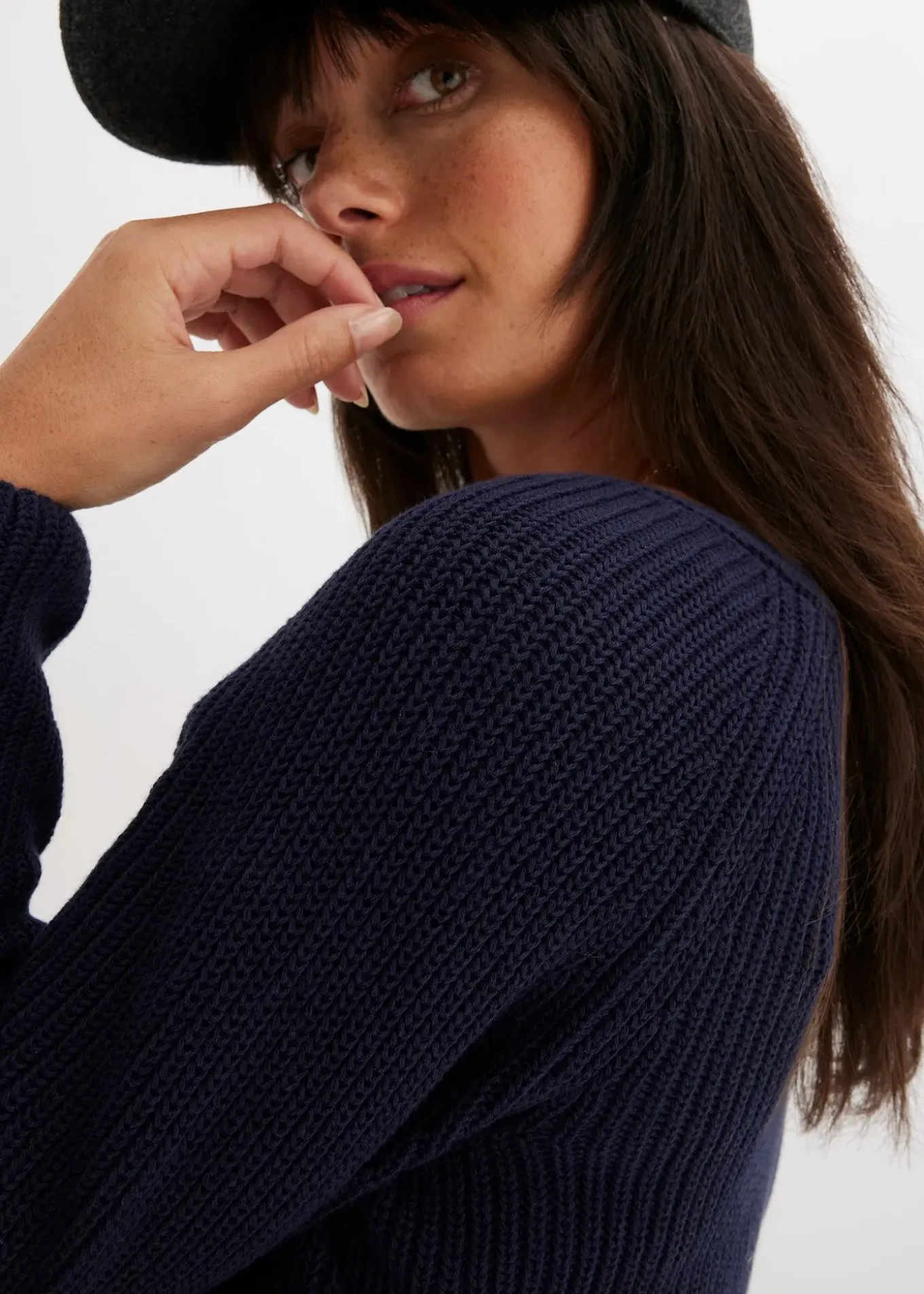 Pull côtelé 100% coton