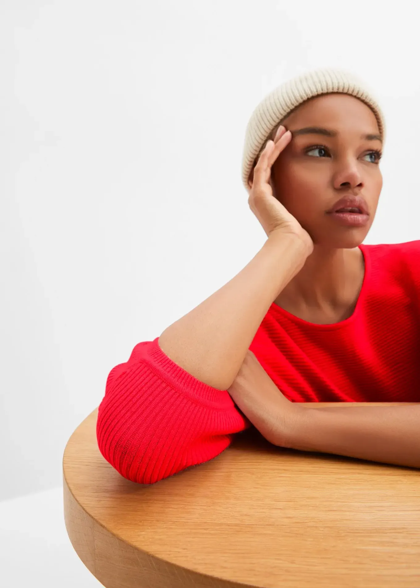 Pull côtelé oversize