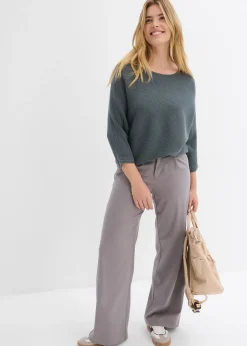 Pull côtelé oversize