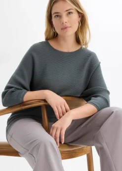 Pull côtelé oversize