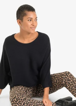 Pull côtelé oversize