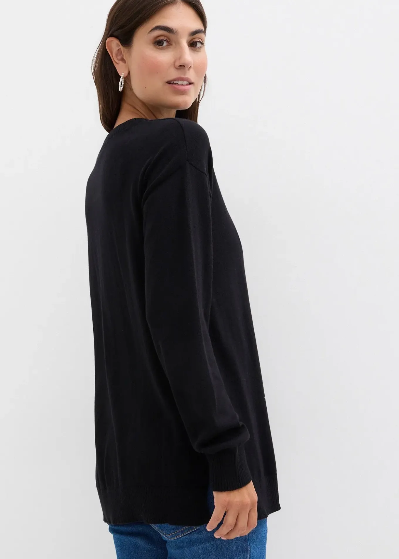 Pull de grossesse doux avec fentes pour l’allaitement