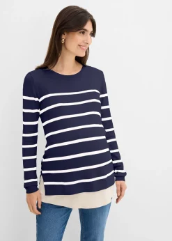 Pull de grossesse et d’allaitement en maille légère