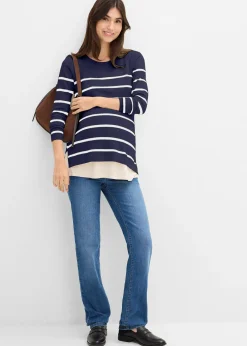 Pull de grossesse et d’allaitement en maille légère