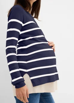 Pull de grossesse et d’allaitement en maille légère