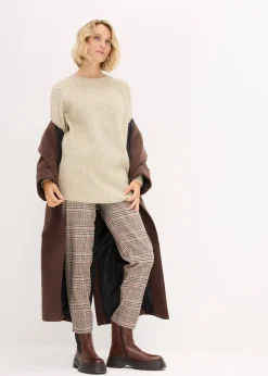 Pull de grossesse et d'allaitement en maille chaude