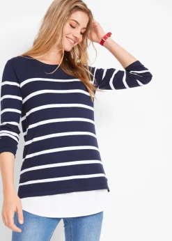 Pull de grossesse et d’allaitement en maille légère