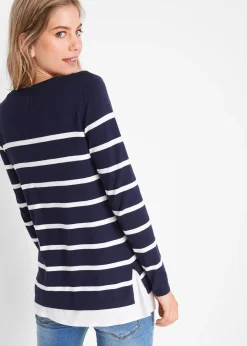 Pull de grossesse et d’allaitement en maille légère