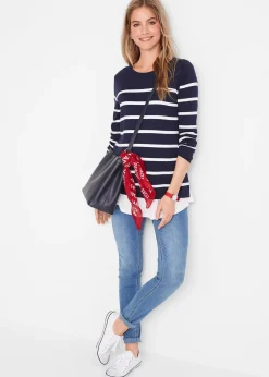 Pull de grossesse et d’allaitement en maille légère