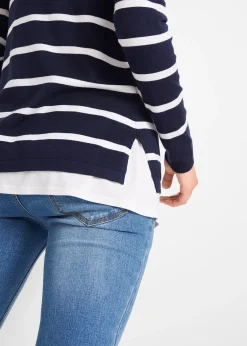 Pull de grossesse et d’allaitement en maille légère