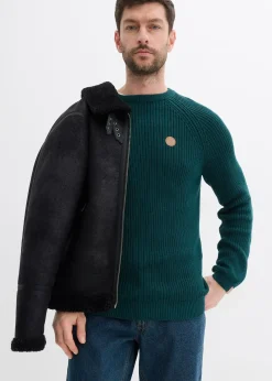 Pull doux à col rond