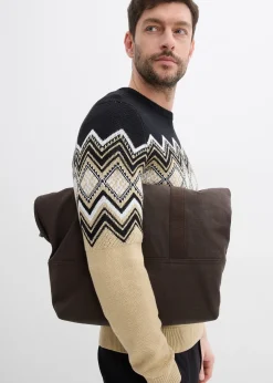 Pull doux à motif norvégien