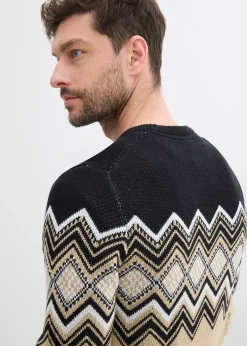 Pull doux à motif norvégien