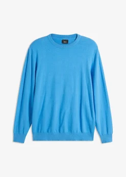 Pull doux en fine maille de coton majoritaire