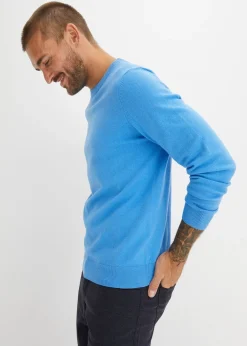 Pull doux en fine maille de coton majoritaire