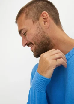 Pull doux en fine maille de coton majoritaire