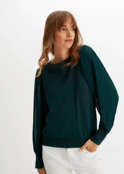 Pull doux en fine maille, viscose majoritaire