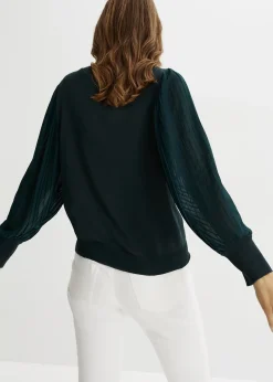 Pull doux en fine maille, viscose majoritaire