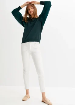 Pull doux en fine maille, viscose majoritaire