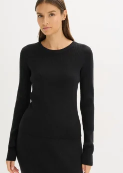 Pull doux en fine maille de viscose mélangée