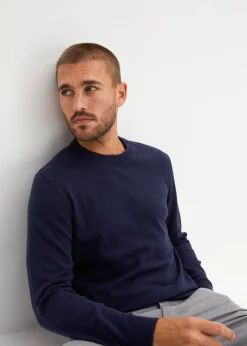 Pull doux en fine maille de coton majoritaire