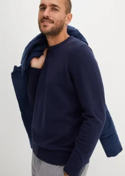 Pull doux en fine maille de coton majoritaire