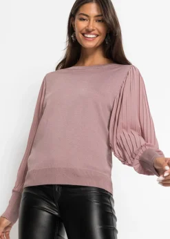 Pull doux en fine maille, viscose majoritaire