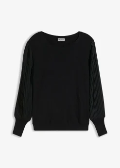 Pull doux en fine maille, viscose majoritaire