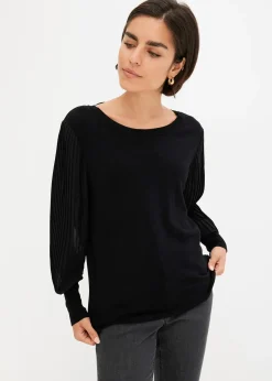 Pull doux en fine maille, viscose majoritaire