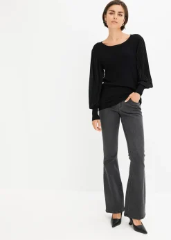 Pull doux en fine maille, viscose majoritaire