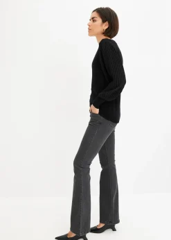 Pull doux en fine maille, viscose majoritaire