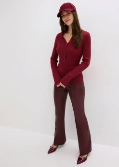 Pull doux en fine maille, viscose majoritaire